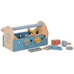 Caja de herramientas de madera para atornillar - Little Dutch