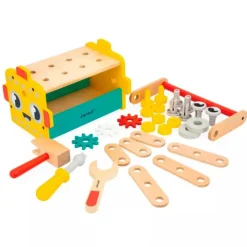 Caja de herramientas de madera para atornillar Robot - Janod
