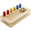 Caja de madera con cilindros - Montessori