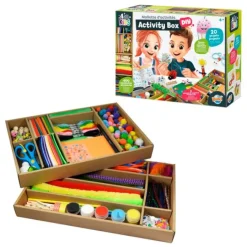 Caja de manualidades: 20 proyectos y 800 accesorios - Buki