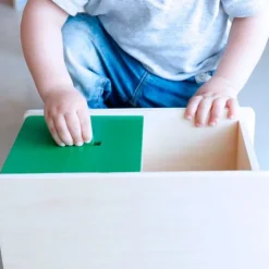 Caja de permanencia de madera Hucha - Montessori