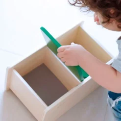 Caja de permanencia de madera Hucha - Montessori