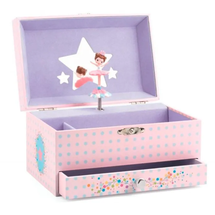 Caja joyero musical de madera Bailarina - Djeco