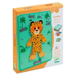 Caja metálica Inzebox Mix'n'match animales - Djeco