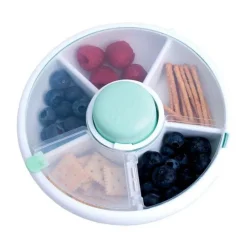 Caja para snacks giratoria Spinner verde menta - GöBe