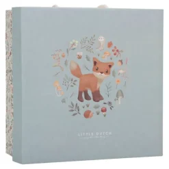 Caja regalo doudou, mordedor y peluche Amigos del Bosque - Little Dutch