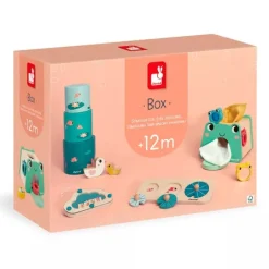 Caja regalo set de 4 juegos +12 meses - Janod