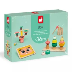 Caja regalo set de 4 juegos +36 meses - Janod