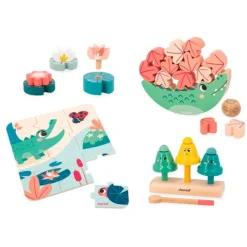 Caja regalo set de 4 juegos +24 meses - Janod