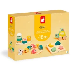 Caja regalo set de 4 juegos +18 meses - Janod