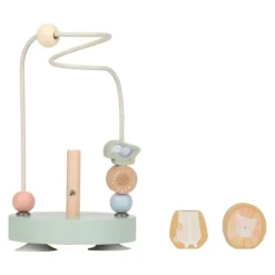 Caja regalo sonajero, arrastre y looping de madera Safari Friends - Little Dutch