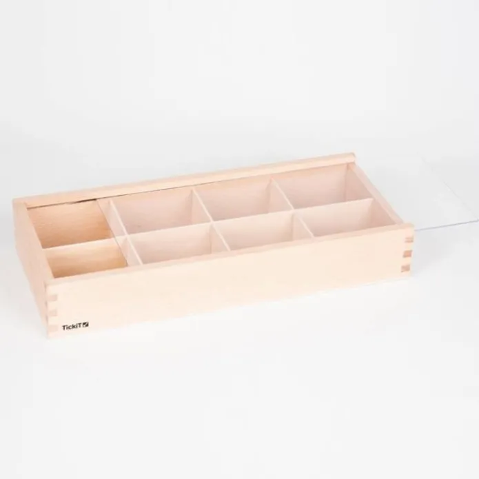 Cajas de madera para descubrir y clasificar (3) - Tickit
