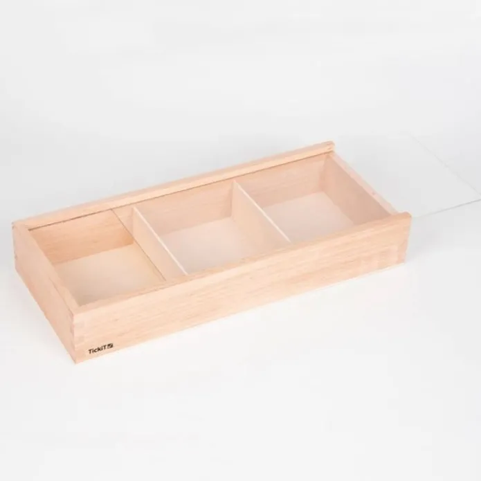 Cajas de madera para descubrir y clasificar (3) - Tickit