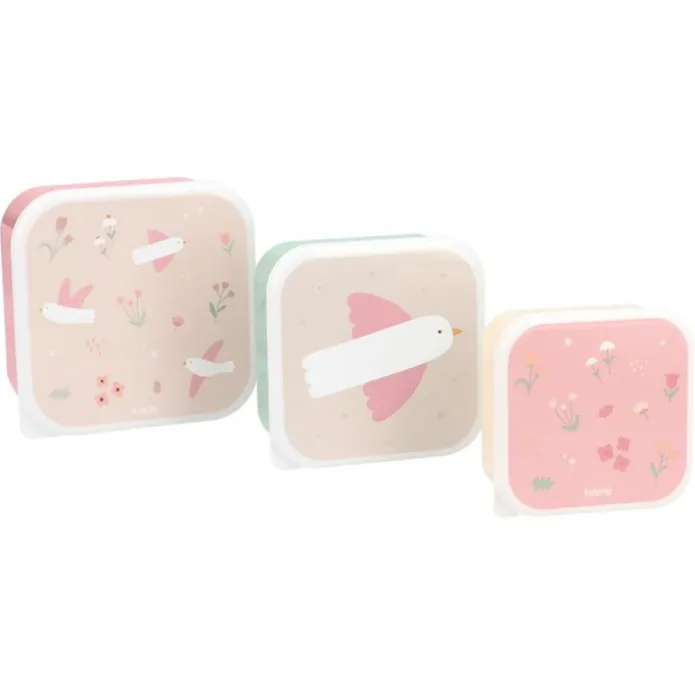 Cajas para almuerzo y snacks Blossom Birds (3) - Tutete