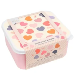 Cajas para almuerzo y snacks Corazones (4) - A Little Lovely Company