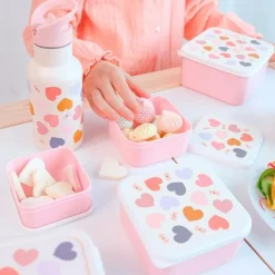 Cajas para almuerzo y snacks Corazones (4) - A Little Lovely Company