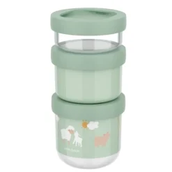 Cajas snack apilables Pequeña Granja Mepal (3) - Little Dutch