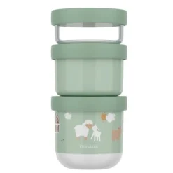 Cajas snack apilables Pequeña Granja Mepal (3) - Little Dutch