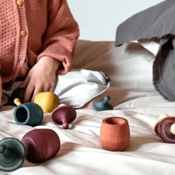 Cajita para tesoros de madera azul Little Things - Grapat