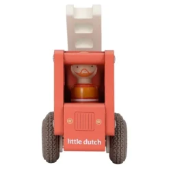 Camión de bomberos y muñeco de madera - Little Dutch