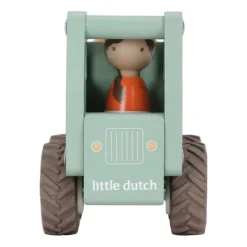 Camión hormigonera y muñeco de madera - Little Dutch