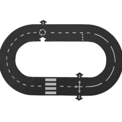 Carretera flexible con 12 piezas Ringroad - Waytoplay