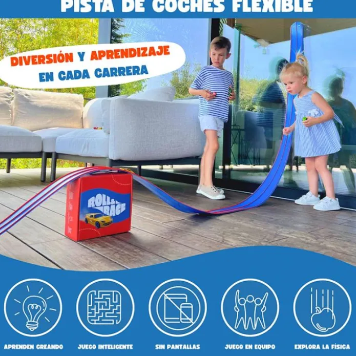 Carretera flexible y enrollable 4 metros - Roll&Race