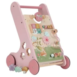 Carrito andador de madera con 8 actividades Jardín de Hadas - Little Dutch