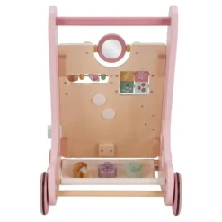 Carrito andador de madera con 8 actividades Jardín de Hadas - Little Dutch