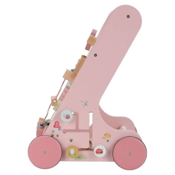 Carrito andador de madera con 8 actividades Jardín de Hadas - Little Dutch