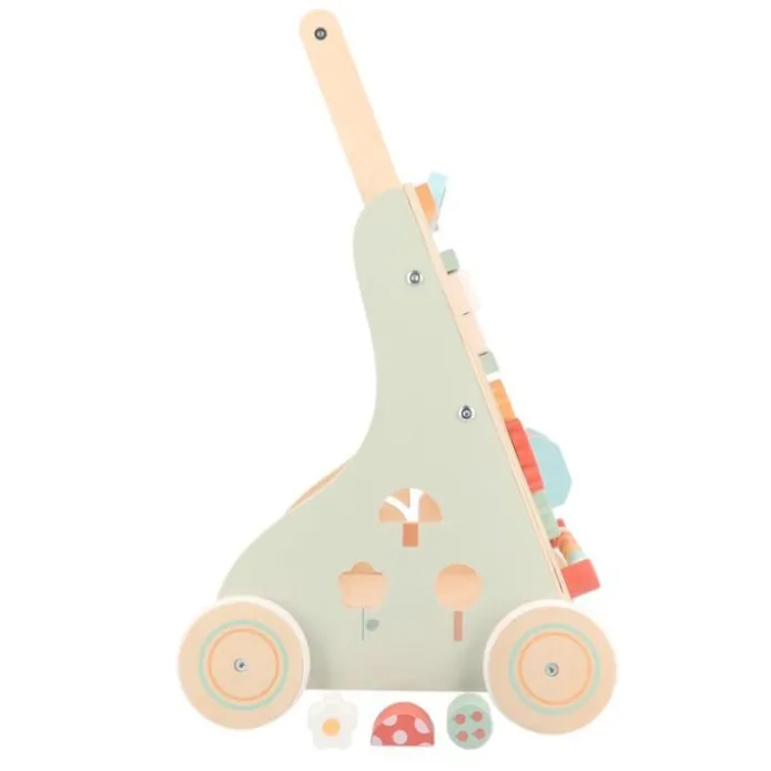Carrito andador de madera con 8 actividades Seasons - Monnëka