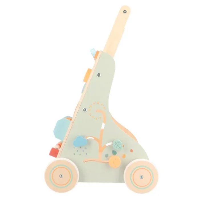 Carrito andador de madera con 8 actividades Seasons - Monnëka
