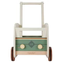 Carrito andador de madera furgoneta vintage - Little Dutch