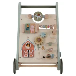 Carrito andador de madera Pequeña granja con 8 actividades - Little Dutch
