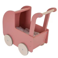 Carrito capazo de madera y muñeca Rosa - Little Dutch