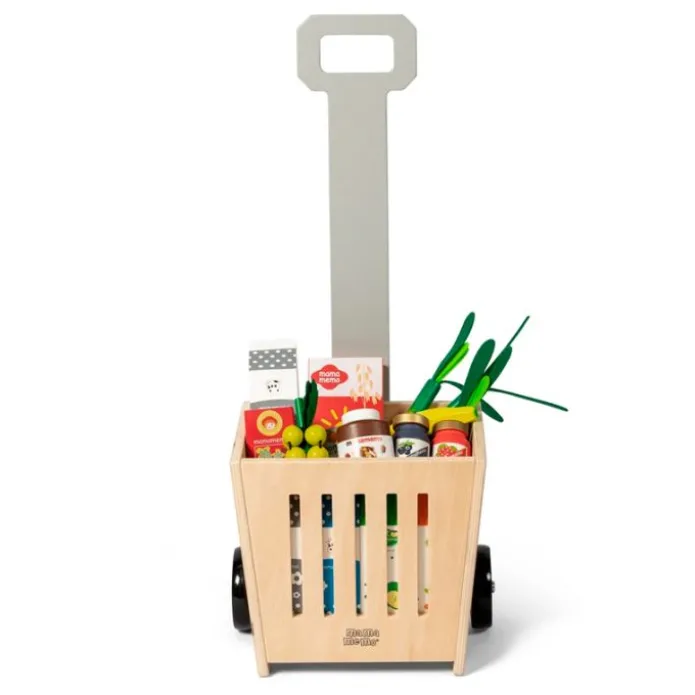 Carrito de la compra de madera MamaMemo - Astrup