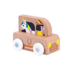 Carruaje para unicornios de madera Cross Roads - Janod