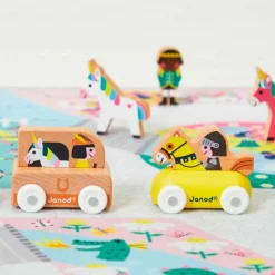 Carruaje para unicornios de madera Cross Roads - Janod