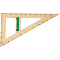 Cartabón gigante magnético de madera para pizarras - Wissner