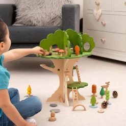 Casa del árbol de madera - TickiT