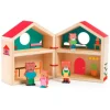 Casa de madera con muñecos ositos - Djeco