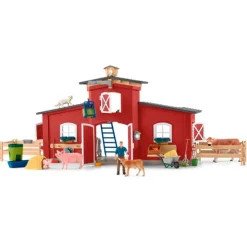 Casa granja grande con animales Farm World - Schleich