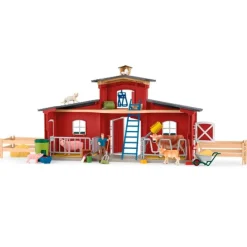 Casa granja grande con animales Farm World - Schleich