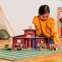 Casa granja grande con animales Farm World - Schleich