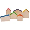 Casas de madera colores arcoíris (6) - Grapat