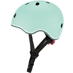 Casco Go Up verde pastel con luces - Globber