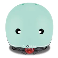 Casco Go Up verde pastel con luces - Globber