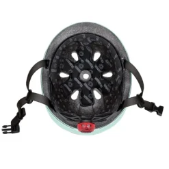 Casco Go Up verde pastel con luces - Globber