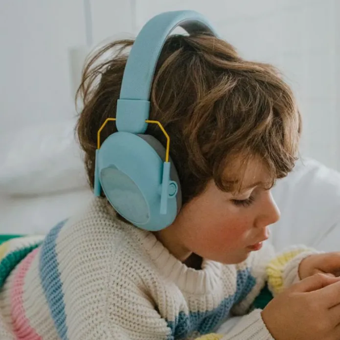 Cascos o auriculares antirruido Kidynoise verdes - Kidywolf