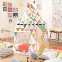 Casita de tela Cabaña multicolor - Djeco